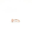 Minimalist Solid Gold Dainty Crescent Moon & Star Gold Stacking Band Ring