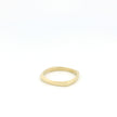 Minimalist Solid Gold Dainty Stacking Wedding Band