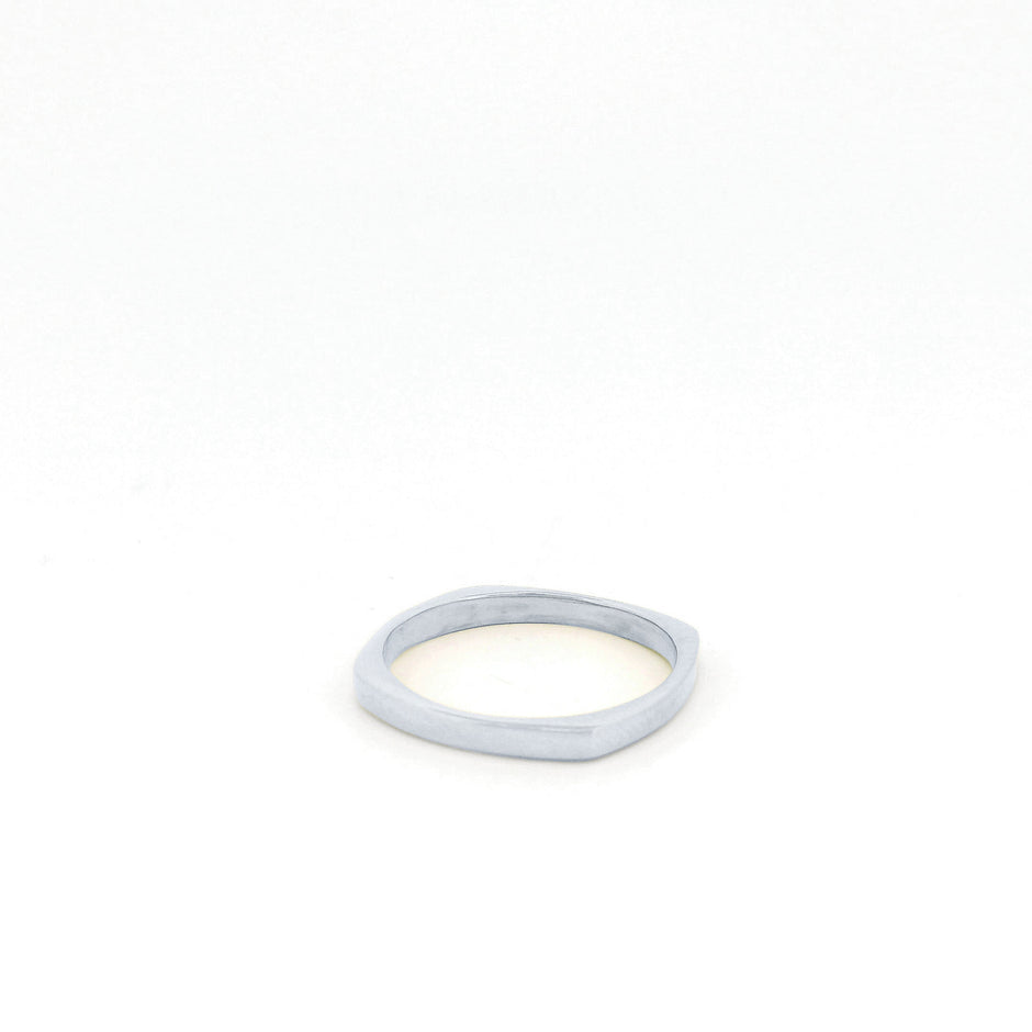 Minimalist Solid Gold Dainty Stacking Wedding Band