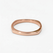 Minimalist Solid Gold Dainty Stacking Wedding Band