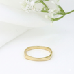 Minimalist Solid Gold Dainty Stacking Wedding Band