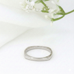 Minimalist Solid Gold Dainty Stacking Wedding Band