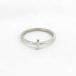 Minimalist Solid Gold Dainty Cross Christian Faith Ring