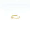 Minimalist Solid Gold Dainty True Knot Stacking Band Ring