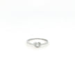Minimalist Solid Gold Dainty True Knot Stacking Band Ring