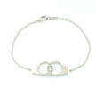 14k White or Yellow Gold Handcuff Bracelet