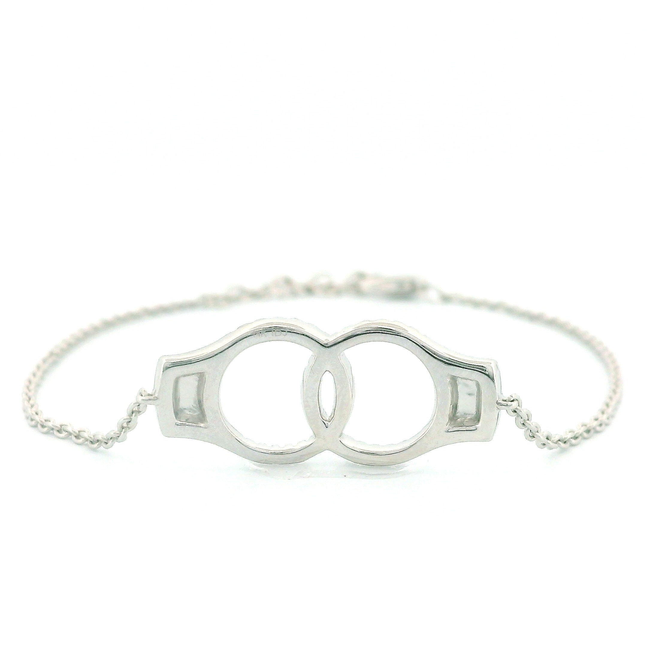 14k White or Yellow Gold Handcuff Bracelet