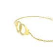 14k White or Yellow Gold Handcuff Bracelet