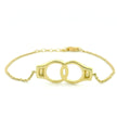 14k White or Yellow Gold Handcuff Bracelet