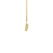 10k Yellow Gold Lock Charm Necklace