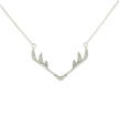 14k Gold Deer Antler Pendant