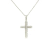 14k Gold Small Cross Charm Necklace