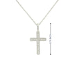 14k Gold Small Cross Charm Necklace