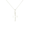 14k Gold Cross Charm Necklace