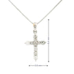 14k Gold Cross Diamond Necklace