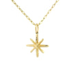 10k Gold North Star Charm Necklace