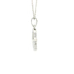 14k White Gold Hamsa Hand Necklace