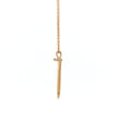 14k Gold Nail Diamond Necklace
