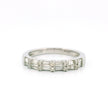 10k White Gold Diamond Band Ring