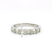 10k White Gold Diamond Band Ring