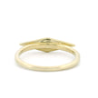 14k Gold Horizontal Rhombus Diamond Ring