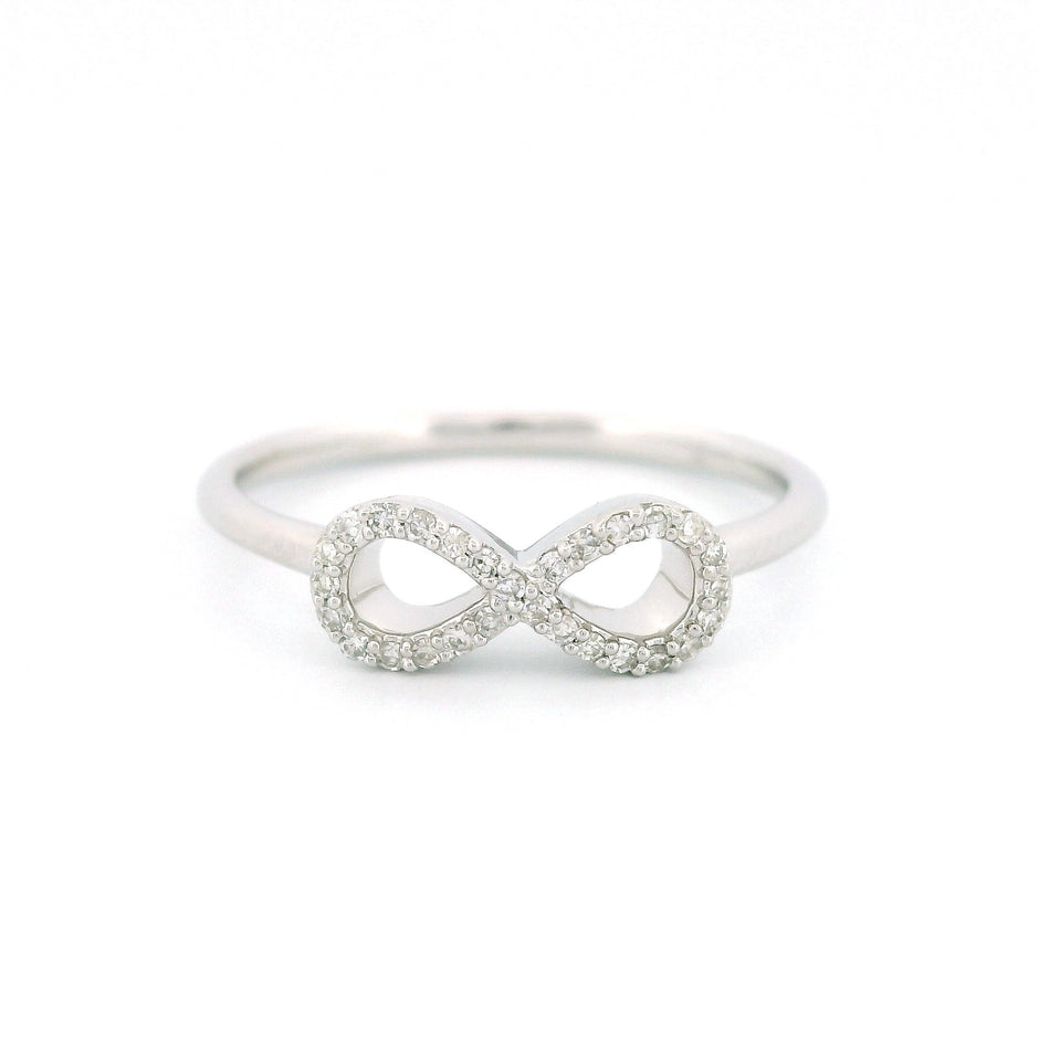14k Gold Infinity Ring
