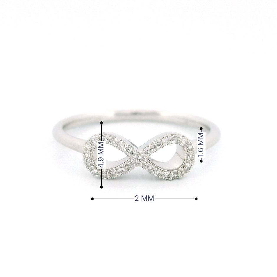 14k Gold Infinity Ring
