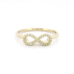 14k Gold Infinity Ring