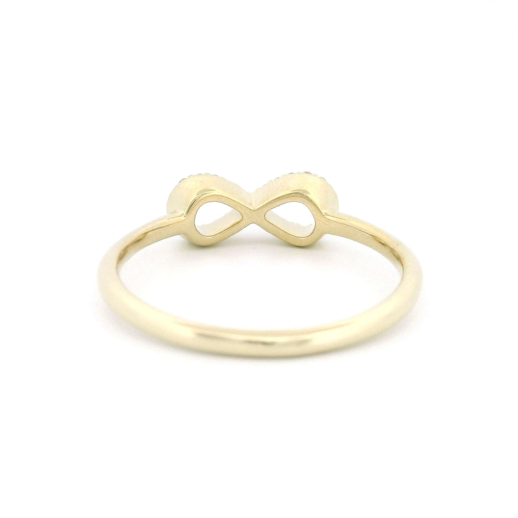 14k Gold Infinity Ring