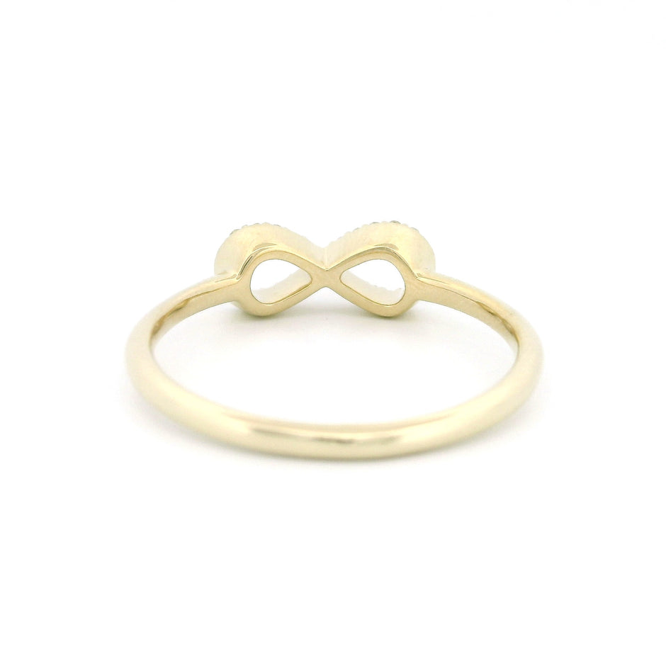 14k Gold Infinity Ring