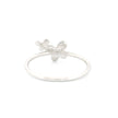 14k White Gold Butterfly Ring