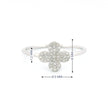 14k Gold Diamond Clover Ring
