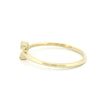 14k Gold Square Cluster Diamond Ring