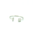 14k Gold Open Design Diamond Ring