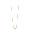 14k Yellow Gold Claddagh Necklace