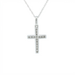 10k Gold Diamond Cross Necklace