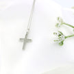 10k Gold Diamond Cross Necklace