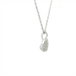 14k Gold Diamond Pavé Heart Necklace