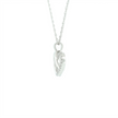 14k Gold 0.06ctw Diamond Infinity Heart Necklace