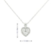 14k Gold Diamond Heart Necklace