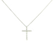 14k Gold Diamond Cross Necklace