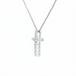 14k Gold Diamond Cross Necklace