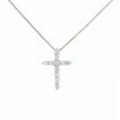 14k Gold Diamond Cross Necklace