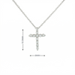 14k Gold Diamond Cross Necklace