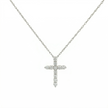14k Gold Diamond Cross Necklace
