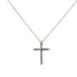 14k Gold Diamond Cross Necklace