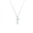 14k Gold Diamond Cross Necklace