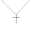 14k Gold Diamond Cross Necklace