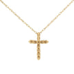 14k Gold Diamond Cross Necklace
