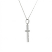 14k Gold Diamond Cross Necklace